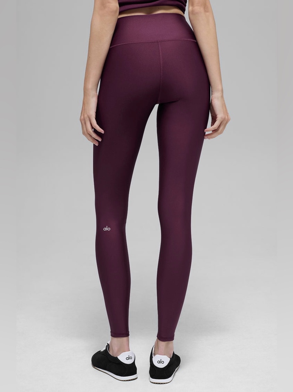 Alo Yoga High Waist Airlift Legging Plum Purple Sheen Sculpt Size XS